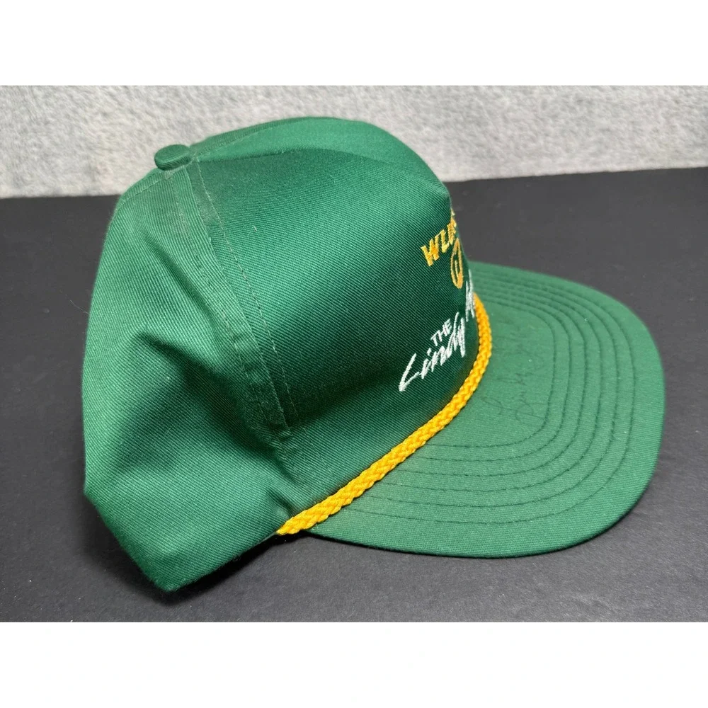 Vtg Green Bay Packers Snapback Hat Lot Mens NFL WFRV WLUK Lindy Infante McCarren